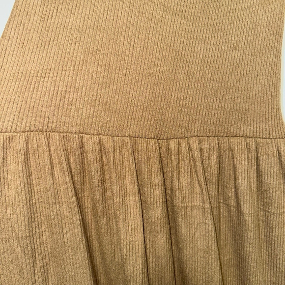 Women's Universal Thread Ribbed Tank Dress Brown Size XS Maxi Tan NEW NWT scoop - Picture 11 of 12